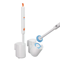 Tevorex Elektrische Toile Borstel Wandgemonteerde Huishoudelijke Toilet Schoonmaakborstel Wegwerp Kop Vervanging Badkame