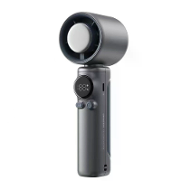 Tevorex Handheld High speed Kleine Fan 100 snelheden verstelbare Wind Turbo Digitale Display Ijs Koeling Usb Oplaadbare