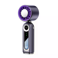 Tevorex JF163 draagbare handventilator met 199 snelheden, verstelbare 4000mAh batterij, hoge efficiëntie, lange batterij