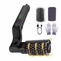 Tevorex multifunctionele draadloze elektrische grillborstel met 3 snelheden, verstelbare 180° rotatie, 360° bescherming,