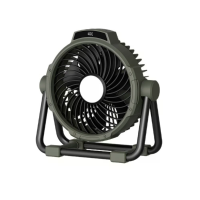 Tevorex Oplaadbare Kampeerventilator 10000mAh Draagbare Ventilator met Afstandsbediening LCD display 5 Snelheden Stil Ge