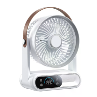 Tevorex S26 draagbare bureau circulatieventilator 199 instellingen Aanpasbare ultra quiet werking Lang batterij oplaadba