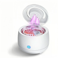 Tevorex Ultrageluidreinigingsapparaat voor prothesen met UV sterilisatie 180 ml reservoir 360° diepe reiniging 3 min tim