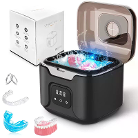 Tevorex Ultrasonic Retainer Cleaner Machine Hoge Frequentie Trillingen 3 Snelheden Tijdweergave Ultrasonic Cleaning appa
