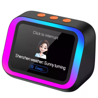 TF36pro AI stem interactieve luidspreker met draadloze Bluetooth 5.4, Luidspreker met 4,0 inch scherm, 57 mm luidspreker