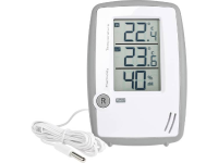 TFA 30.5024 Kabelgebonden thermo  en hygrometer Grijs