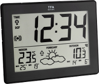 TFA Dostmann 35 1125 01 IT Digitaal draadloos weerstation Voorspelling voor 12 tot 24 uur