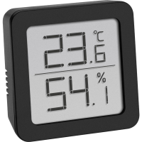 TFA Dostmann 30.5051.01 Thermo  en hygrometer Zwart