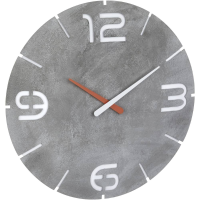 TFA Dostmann 60.3536.15 Wandklok Zendergestuurd 35 cm x 35 mm Beton grijs