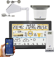 TFA Dostmann TFA.Me ID 05 35.8106.01 WiFi weerstation Verwachting voor 4 dagen Aantal sensoren max.: 50 Stuk(s)
