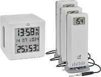 TFA Dostmann TFA.Me Starter Set WLAN Gateway ID 01 mit 3 Sendern ID A3 Draadloze thermometer digitaal Wit