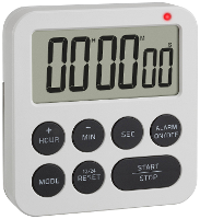 TFA Dostmann Timer Wit Digitaal