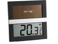 Thermometer TFA Eco Solar 30.1037 Zwart
