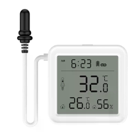 TH01 TH08 Tuya WiFi Temperatuur  en Luchtvochtigheidsmeter met Externe Sonde Sensor Digitale LCD scherm Thermometer voor