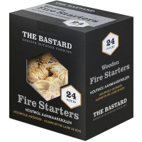The Bastard Wooden Fire Starters 24 stuks