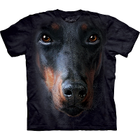 Dobermann T shirt voor volwassenen
