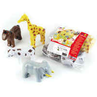 Theo Klein Funny Puzzle   Magnetische puzzel 4 dieren speelfiguur