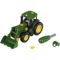 Theo Klein John Deere tractor met frontlader