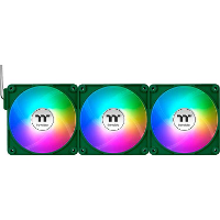 Thermaltake CT120 EX ARGB Sync PC Cooling Fan Racing Green (3 Fan Pack) case fan