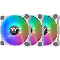 Thermaltake Pure 12 ARGB Sync Radiator Fan White TT Premium Edition 3 stuks, incl. ARGB controller