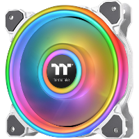 Thermaltake Riing Quad 12 RGB Radiator Fan TT Premium Edition Single Fan Pack   White case fan