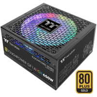 Thermaltake Toughpower GF1 ARGB PC netvoeding 650 W ATX 80 Plus Gold