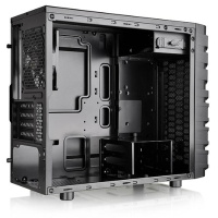 Midi tower Gaming behuizing Thermaltake CA 1D3 00S1WN 00 Zwart Zijvenster, Harde schijf installatie zonder gereedschap