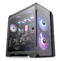 Thermaltake View 51 TG ARGB Midi tower PC behuizing Zwart