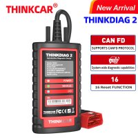 THINKCAR THINKDIAG 2 OBD2 Code Reader Scanner Volledig Systeem 16 Resets Functie CAN FD Protocol ECU Codering ACTIVE TES