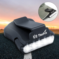 ThorFire 30LM 5 LED Hat Clip Light Handsfree Draaibare Ball Cap Visor Light Perfect voor Hunting Camping Fishing