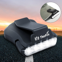 ThorFire 30LM 5 LED Hoed Clip Licht Handsfree Rotatable Bal Cap Visor Licht Perfect voor Jacht Kamperen Vissen