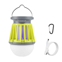 Thorfire Solar Mosquito Killer Lantaarn IPX6 Waterdichte Mosquito Zapper 3 Modi Camping Licht USB/Solar Opladen Mosquito