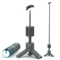 Thorfire VP CL03 Campinglamp Oplaadbare Campinglantaarn,Draagbare Lichtstatief,3 Kleur Dimming,Uitzettende & IPX7 Waterd