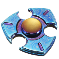 Three Leaf Metal Alloy Reduce Stress Fidget Hand Spinner Adhd Autism Focus Attention Toys