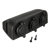 Three Marine Cigarette Lighter Splitter Power Adaptor Sockets