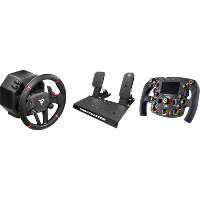 Thrustmaster T598 P Direct Axial Drive Force Feedback Wheel + Quick Release Adapter voor de T818 Direct Drive Voet + Formula Wheel add on Ferrari SF1000 Edition simulatorset