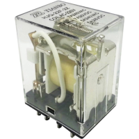 Tianbo Electronics HJQ 22F 2Z  220/240VAC Steekrelais 230 V/AC 7 A 2x wisselcontact 1 stuk(s)