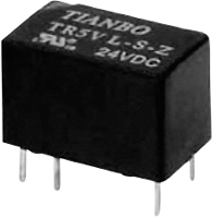 Tianbo Electronics TR5V M 12VDC S Z Printrelais 12 V/DC 2 A 1x wisselcontact 1 stuk(s)