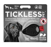 TickLess ultrasone vlo  en tekenverjager voor hond en kat Zwart
