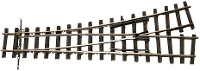 H0m Tillig smalspoorrails 85640 Wissel, Rechts, Links 153.5 Mm