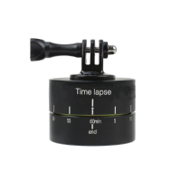Time Lapse 360 Degree Rotation Gimbal Wirh Adapter For Fpv Camera Gopro Dslr Smartphone