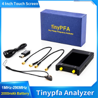 TinyPFA Fase Frequentie Analysator met 4 Inch Touch Screen 1MHz 290MHz Frequentiebereik Hoge precisie Meting Lange Termi