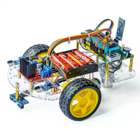 TJ 56 797 STM32 Slim Robotauto kit met STM32F103C8T6 kernbord Slimme tracking Ultrasonic Obstakelvermijding IR afstandsb