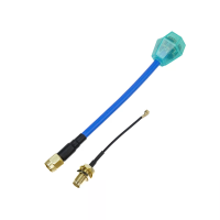 TJRC 5,8 GHz goudgeplateerde circulair gepolariseerde omnidirectionele FPV antenne 2,0 tot 3,0 dBi SMA vrouwelijke aansl
