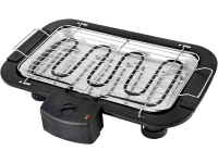 TKG Team Kalorik TKG GRB 1002 Elektrische barbecue Uitvoering: Tafel Met handmatige temperatuursinstelling Zwart