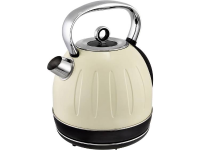 TKG Team Kalorik TKG JK 2500 Retro Waterkoker Snoerloos CrÃ¨me wit