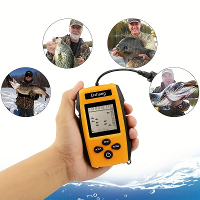 TL88E Draagbare Fishfinder Real time Sonar Sensor LCD Weergave Waterdiepte Vislocatie 200 kHz Ultrasonische Onderwater F