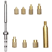 Toaiot TS100s soldeerbout punt hot melt moer indenter kit messing inserts CNC precisie voor M2 M3 M4 M5 M6 M8 universele