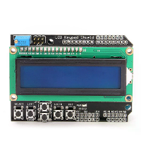 Toetsenbord Shield Blauwe Achtergrondverlichting Voor Robot LCD 1602 Bord LCD1602 Display Module Ingang Uitgang Uitbreid