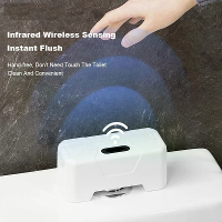 Toilettrekschakelaar Plastic Toilettrekschakelaar Toilet Slimme Sensor Spoeler Externe Infrarood Spoel Slimme Toilet Spo
